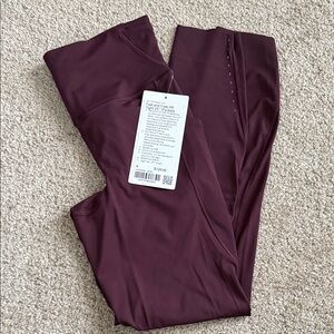 Lulu Burgundy Leggings